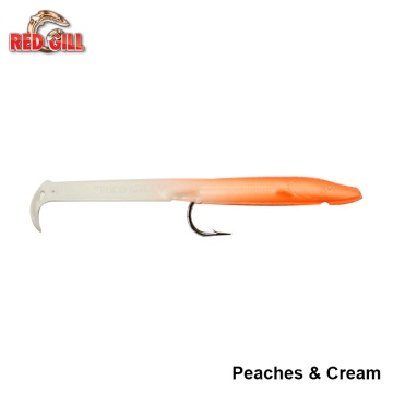 Sand Eel Red Gill Peaches &amp; Cream Flasher