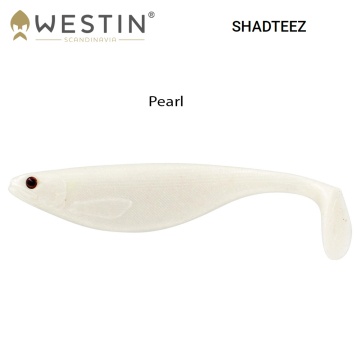 Westin Shad Teez Pearl 9 cm | Силиконова рибка 