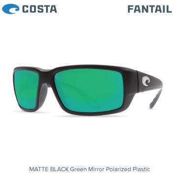 Costa Fantail | Matte Black | Green Mirror 580P | Очила