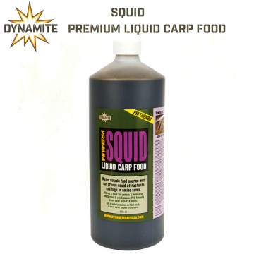 Dynamite Baits Premium Squid Liquid Carp Food | Течен атрактант