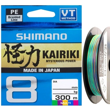 Shimano Kairiki 8 Multi Color 300m | Плетено влакно