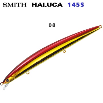 Smith Haluca 145S | 08 Akakin | Потъващ воблер