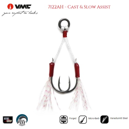 VMC 7122AH | Cast & Slow Assist Hooks