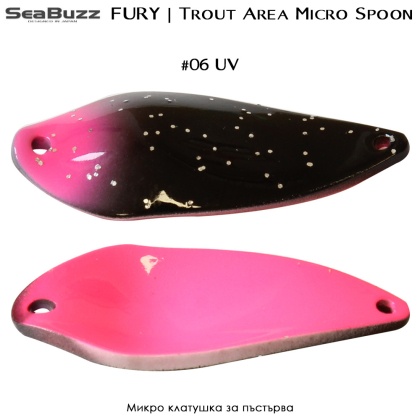 Микро клатушка за пъстърва Sea Buzz Area FURY 4g | #06 UV