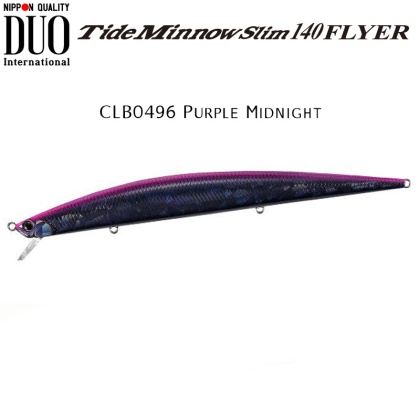 DUO Tide Minnow Slim 140 FLYER | CLB0496 Purple Midnight