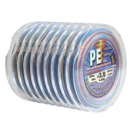 Плетено влакно Lazer PE Braid Multicolor 1000m