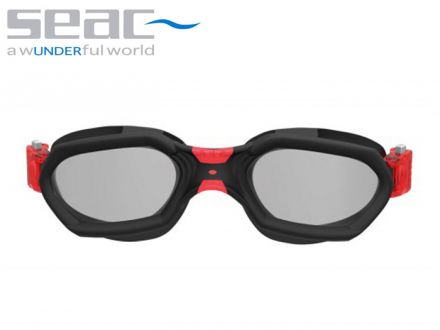 Seac Sub Aquatech Swimming Goggles (black / red)