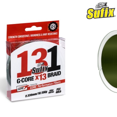 Sufix 131 Braid X13 Low-Vis Green 150m
