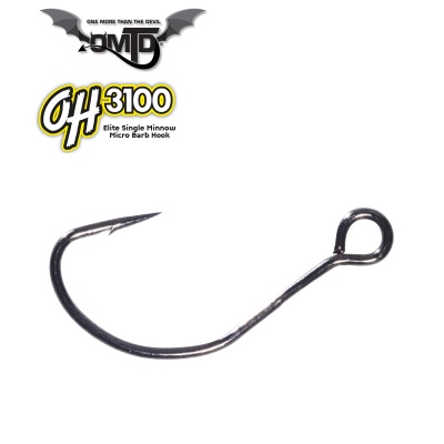 OMTD Elite Single Minnow Hook Micro Barb Hook OH3100