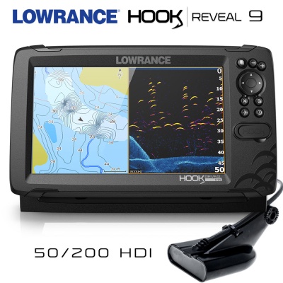 Lowrance Hook REVEAL 9 | 50/200 HDI сонда
