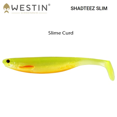 Westin Shad Teez Slim | Slime Curd