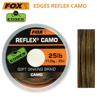 Fox Edges Reflex Camo 20m | Плетен повод