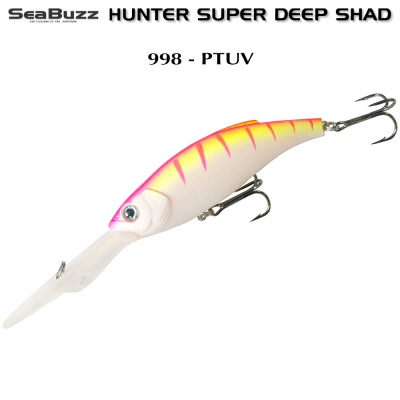 Sea Buzz HUNTER Deep Shad SDR 105F | 998 PTUV | Pink Tiger UV