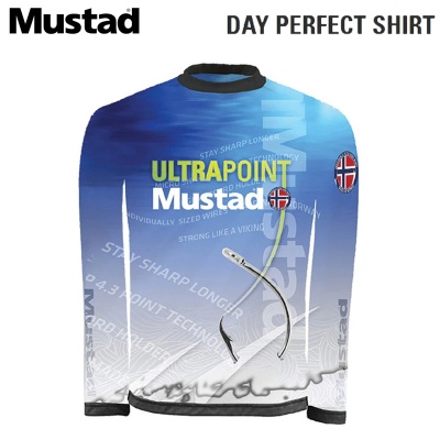 Mustad Day Perfect Shirt | Tournament Blue | Anti UV