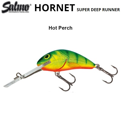 Salmo Hornet 4SDR | HP Hot Perch | Дълбоко газещ воблер