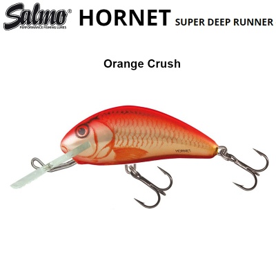 Salmo Hornet 4SDR | OC Orange Crush | Дълбоко газещ воблер