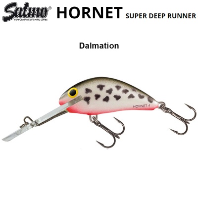 Salmo Hornet 4SDR | DAL Dalmation | Дълбоко газещ воблер
