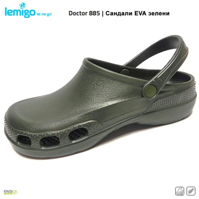Lemigo Doctor 885 | EVA Slippers Green