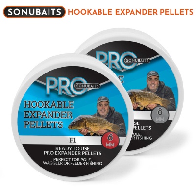 SonuBaits Pro Hookable Expander Pellets 8mm | Пелети