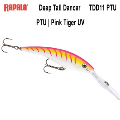 Rapala Deep Tail Dancer PTU | Pink TIger UV