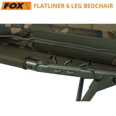 Fox Flatliner 6 Leg Bedchair | CBC094 | Side tension strap design