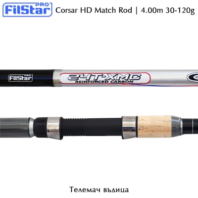 Telematch rod Filstar Corsar HD Match 4.00m