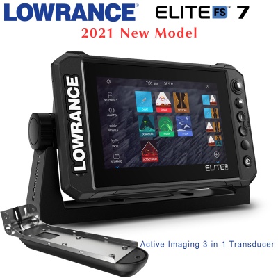 Lowrance Elite-7 FS + Active Imaging 3-in-1 сонда