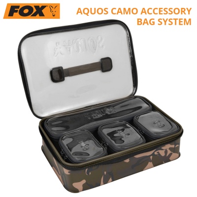 Система сумок для аксессуаров Fox Aquos Camolite | Набор сумок