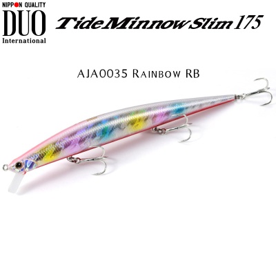 DUO Tide Minnow Slim 175 | AJA0035 Rainbow RB