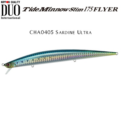 DUO Tide Minnow Slim Flyer 175 | CHA0405 Sardine Ultra