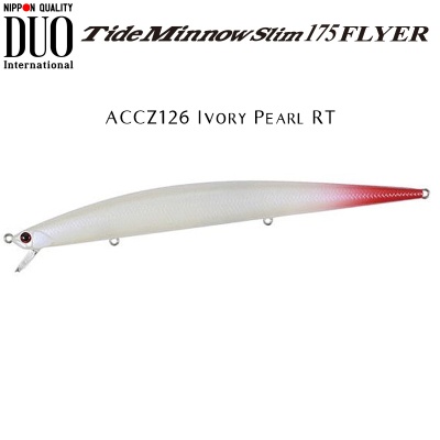 DUO Tide Minnow Slim Flyer 175 | ACCZ126 Ivory Pearl RT