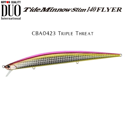 DUO Tide Minnow Slim 140 FLYER | CBA0423 Triple Threat