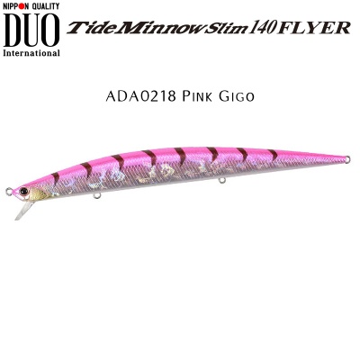 DUO Tide Minnow Slim 140 FLYER | ADA0218 Pink Gigo
