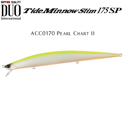 DUO Tide Minnow Slim 175SP | ACC0170 Pearl Chart II
