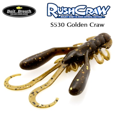 Bait Breath RushCraw SW | S530 Golden Craw | Силикон