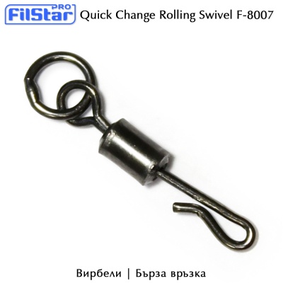Quick Change Rolling Swivel F-8007