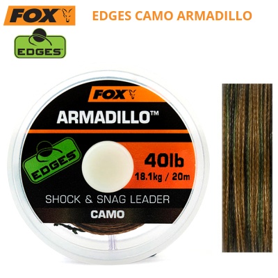 Fox Edges Camo Armadillo 20m | Плетен повод
