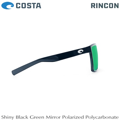 Слънчеви очила | Costa Rincon | Shiny Black | Green Mirror 580P | RIN 11 OGMP