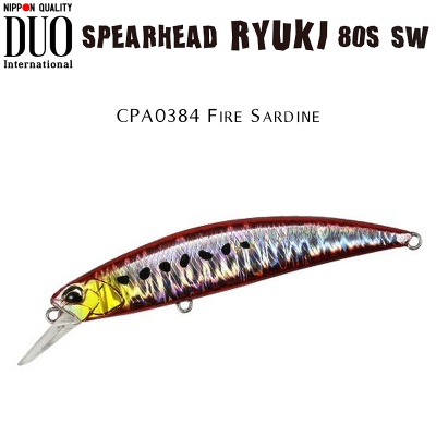 DUO Spearhead Ryuki 80S SW Limited | CPA0384 Fire Sardine