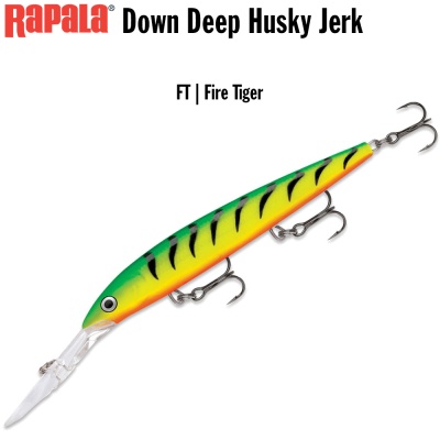 Rapala Down Deep Husky Jerk 12 FT | Fire Tiger