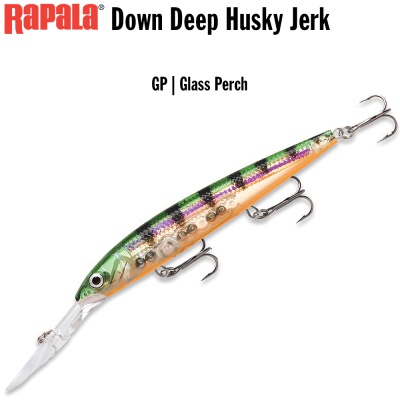 Rapala Down Deep Husky Jerk 12 GP | Glass Perch