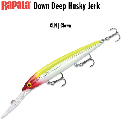 Rapala Down Deep Husky Jerk 12 CLN | Clown