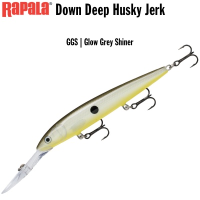 Rapala Down Deep Husky Jerk 12 GGS | Glow Grey Shiner