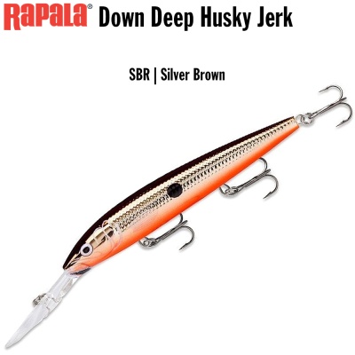 Rapala Down Deep Husky Jerk 12 SBR | Silver Brown