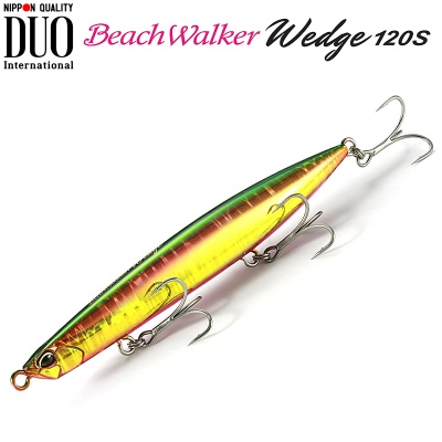 DUO Beach Walker Wedge 120S | Потъващ пенсил воблер