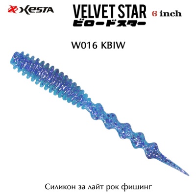 Xesta BIG Worm Velvet Star 6"