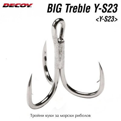 Decoy BIG Treble Y-S23 | Premium Hooks