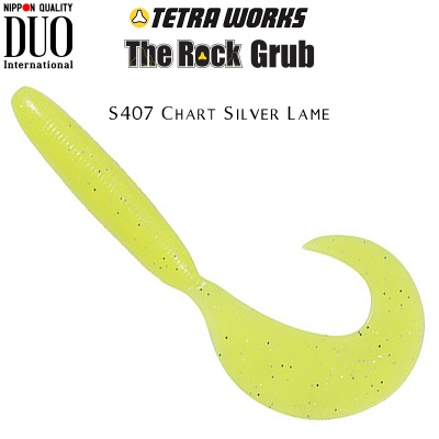 DUO Tetra Works The Rock Grub | S407 Chart Silver Lame