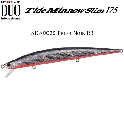 DUO Tide Minnow Slim 175 | ADA0025 Prism Noir RB
