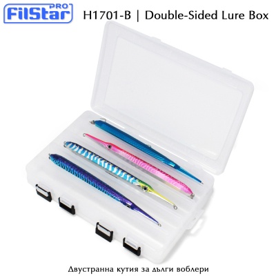 H1701-B Long Lures Box | Double Sided